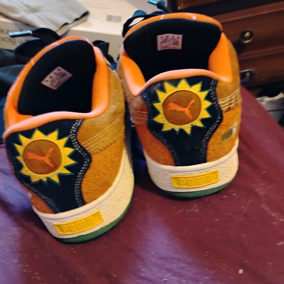 Men's Size 12 Puma Suede Dia De Los Meurtres Day Of Dead Limited Edition Shoes - Picture 5 of 9